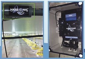 Harsonic installation at chicken breeder